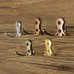 Retro Clothes Double Hooks Coat Hat Robe Holder Wall Hanger Zinc Alloy