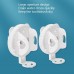 2 PCS Telescopic Toothbrush Holder Gravity  Sensing Storage Shelf Wall  Mounted Toothbrush Base  White