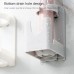 5 PCS Electric Toothbrush Holder Free Perforation Wall  Mounted Dental Storage Rack  White