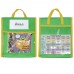 BG20080815 School Children Tote Book Bag Toy Handbag  Green