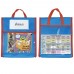 BG20080815 School Children Tote Book Bag Toy Handbag  Blue