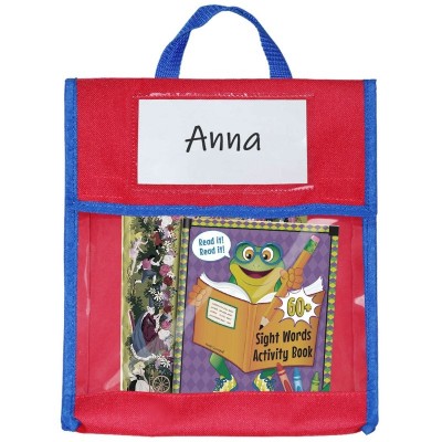 BG20080815 School Children Tote Book Bag Toy Handbag  Red