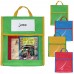 BG20080815 School Children Tote Book Bag Toy Handbag  Green